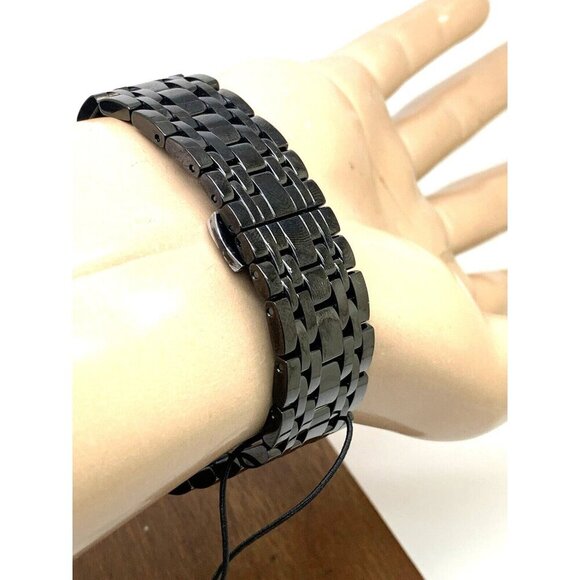 Bulova Men's Watch 98D164 Quartz Diamond Black Dial Steel Quartz CHIPPED… - Picture 10 of 14